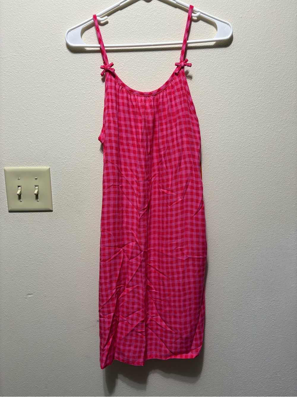 Wonder Nation NWT Pink Plaid Dress
